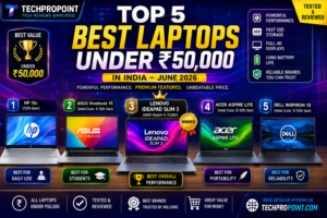 Best Laptops Under ₹50,000 in India (June 2026) –Top 5 Picks
