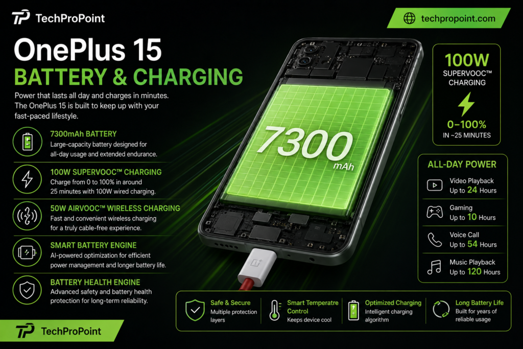 OnePlus 15 Battery Life and Fast Charging Test