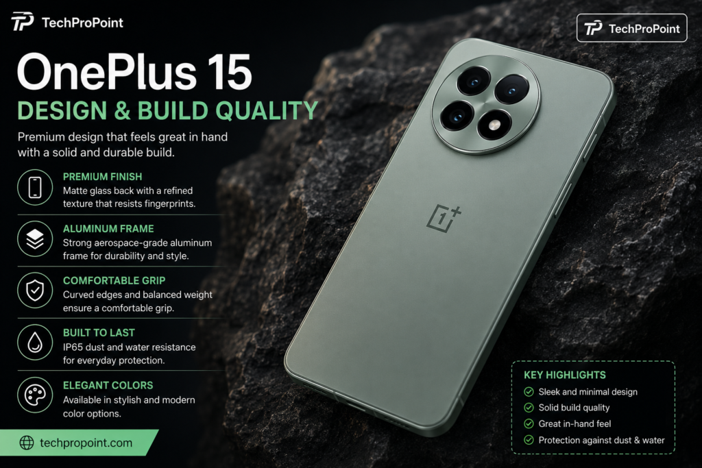 OnePlus 15 Premium Design and Build Quality