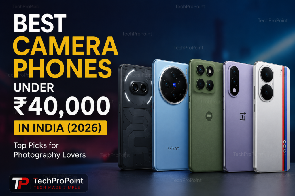 Best Camera Phones Under ₹40,000 in India (2026)