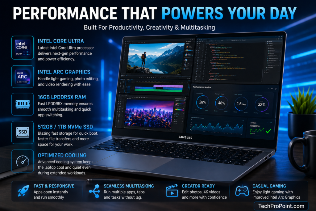Samsung Galaxy Book6 Pro Intel Core Ultra Series 3 performance