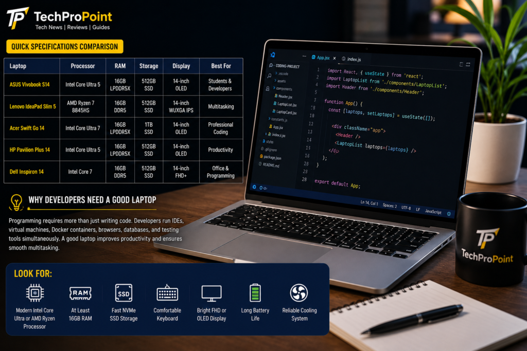 Best Laptops for Coding and Programming in India (2026)