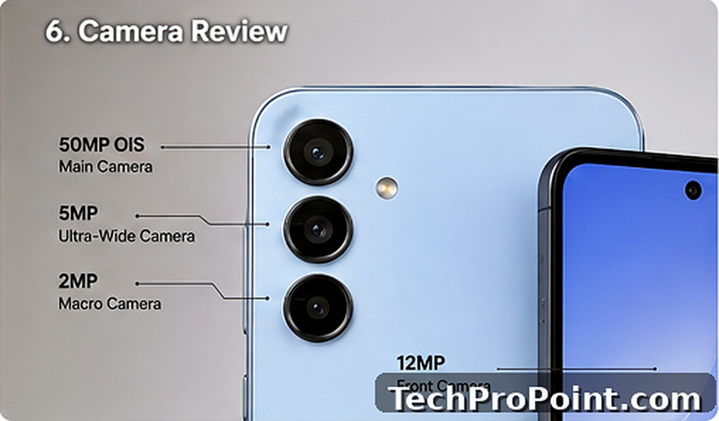 Samsung Galaxy A27 5G triple rear camera and 50MP OIS sensor