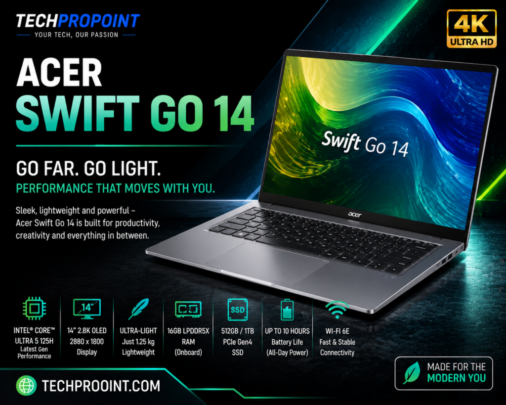 Acer Swift Go 14 SFG14-73T Core Ultra 5 laptop