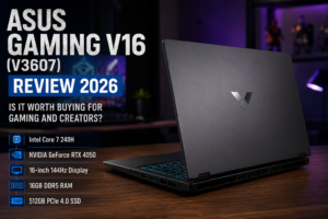 ASUS Gaming V16 V3607 review 2026 with design, display, performance, gaming, battery and features