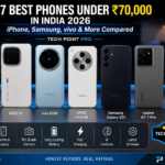 Top 7 Best Phones Under ₹70,000 in India 2026: iPhone, Samsung, vivo & More Compared
