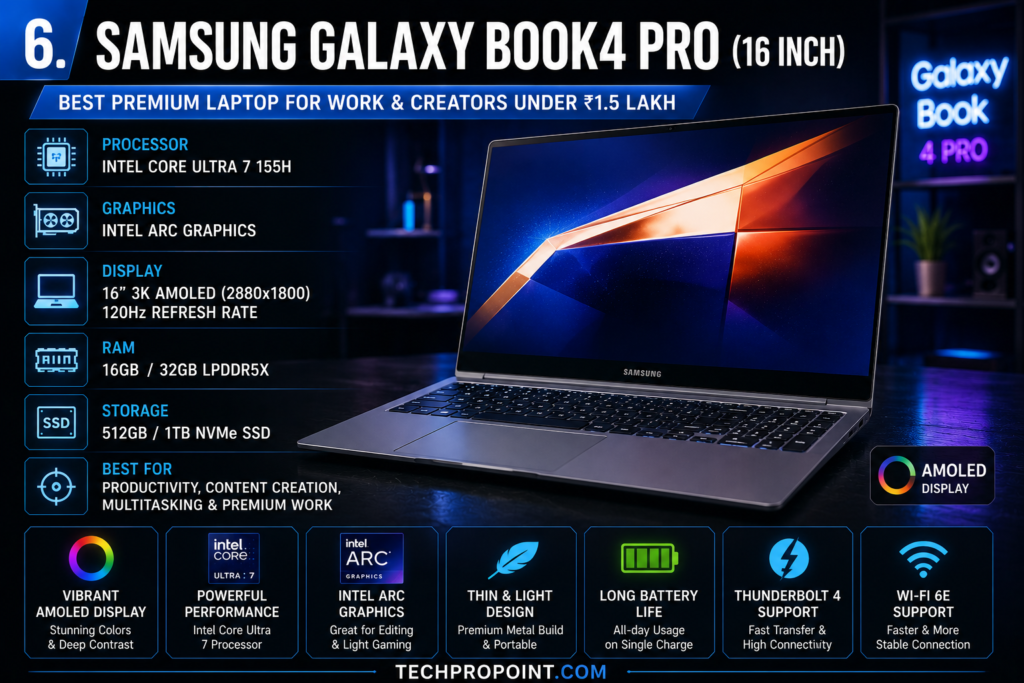 Best laptops under ₹1.5 lakh in India 2026 for gaming, video editing, coding, students and premium work