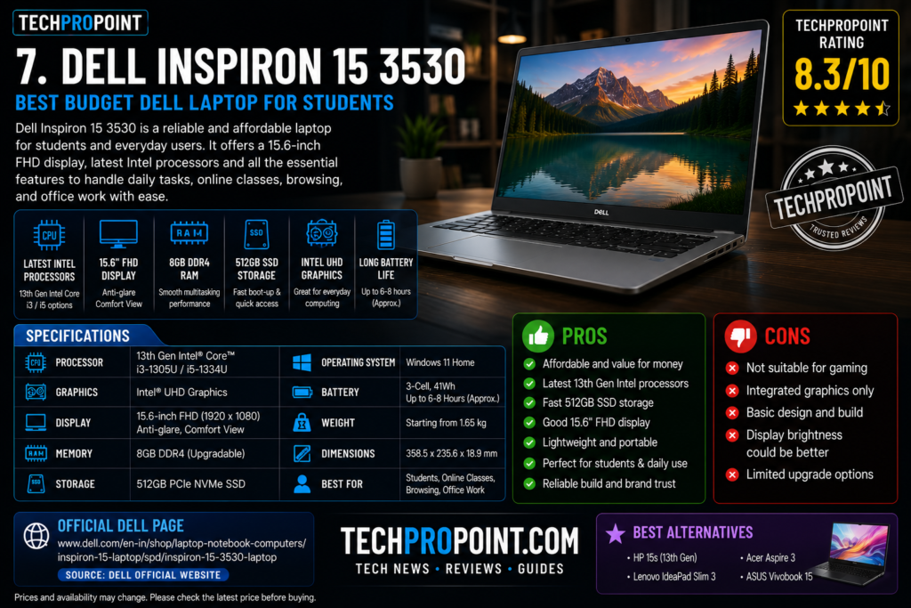 Best Dell Laptops in India 2026