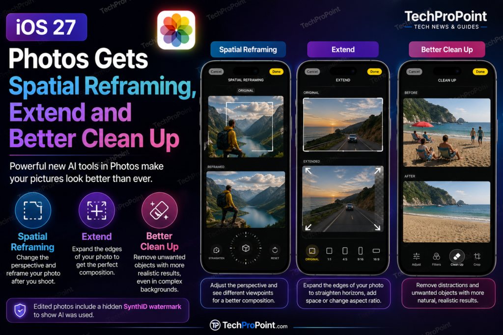 iOS 27 Beta 3 new features including Siri AI, visual search, Photos editing tools, faster performance, improved security, Liquid Glass and AirPods Custom EQ