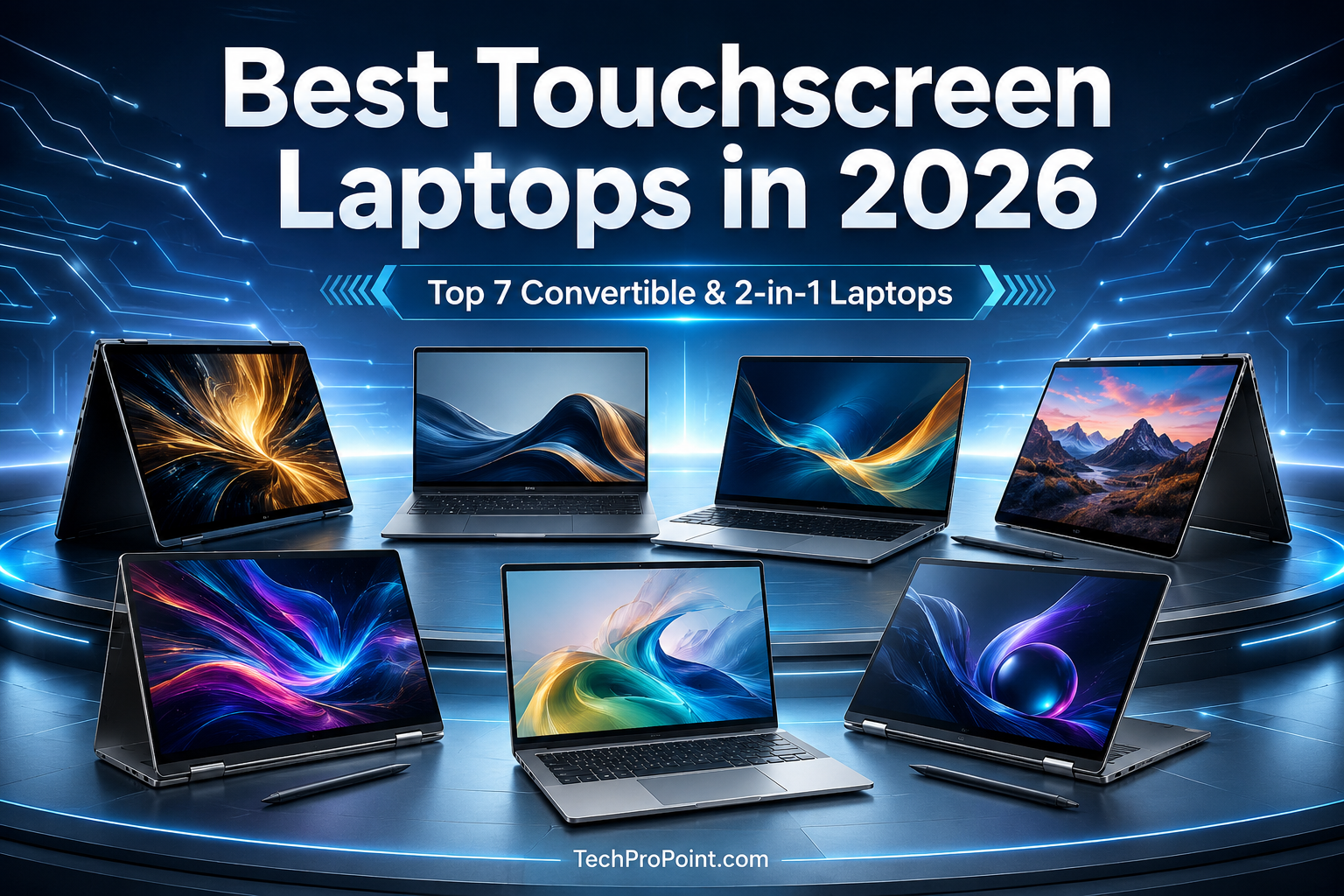 Best Touchscreen Laptops in 2026: Top 7 Convertible & 2-in-1 Laptops