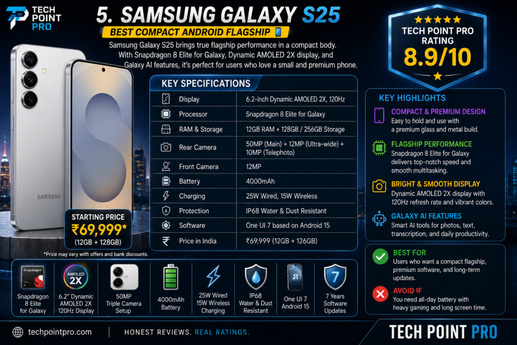 Top 7 Best Phones Under ₹70,000 in India 2026