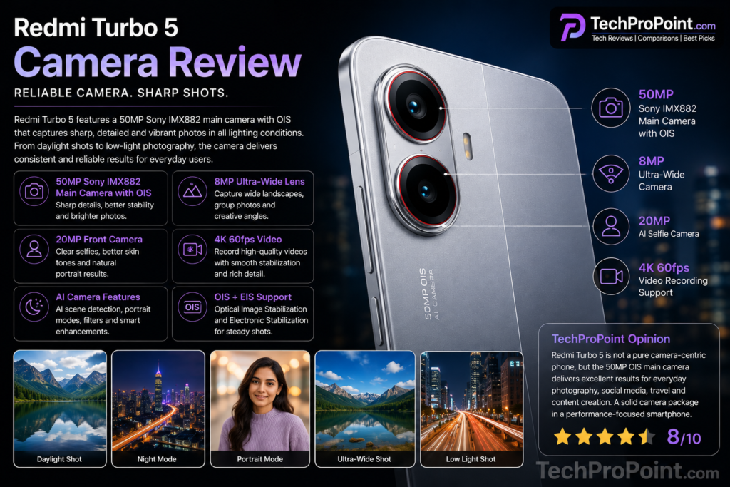 Redmi Turbo 5 review with Dimensity 8500-Ultra processor, 7540mAh battery, 100W charging and TechProPoint rating