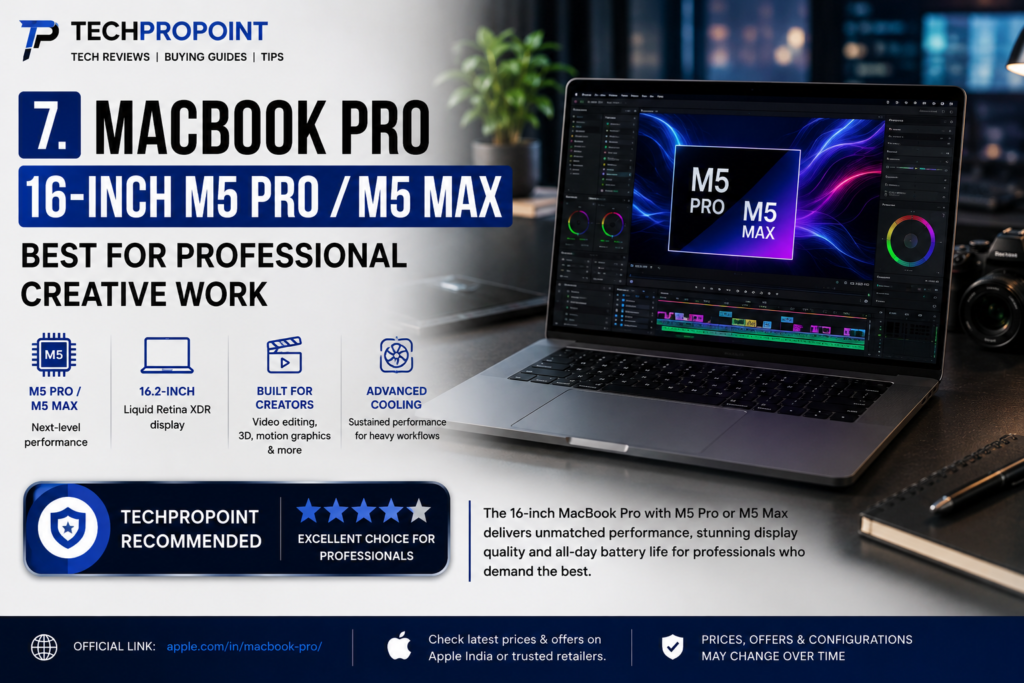 Best MacBook to buy in India 2026 for students, office work, coding and creators by TechProPoint