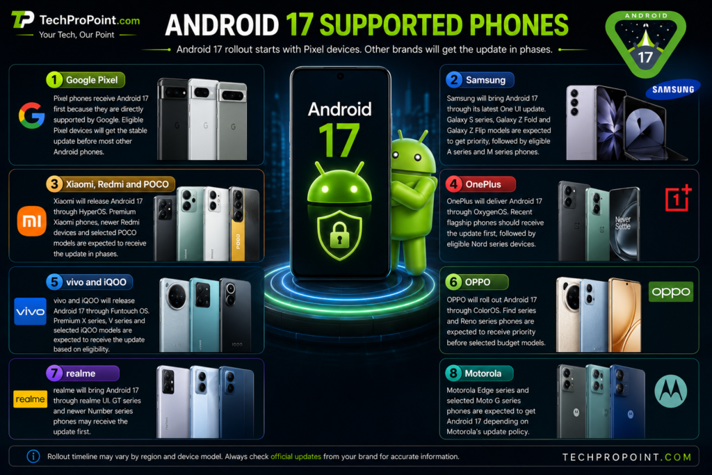 Android 17 officially released 2026 with AI privacy battery gaming and multitasking features by TechProPoint